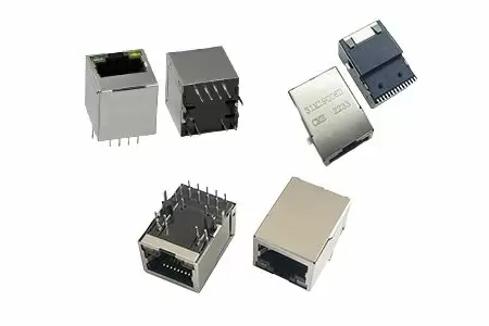 1 X 1 Integrated RJ45 Jacks - 1X1 RJ45 with magnetics